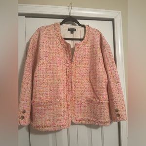 NWOT Ann Taylor tweed jacket. Size 16. Never worn